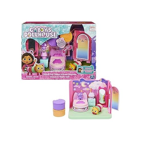 LA CASA DE MUÑECAS DE GABBY-EL DORMITORIO DE SUEÑA