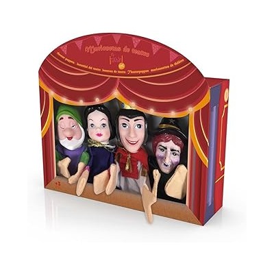 SET DE 4 MARIONETAS BLANCANIEVES TACHAN