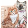 TOPModel Kitty libro para colorear KITTY and DOGGY
