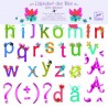 STICKERS ALFABETO NIÑAS