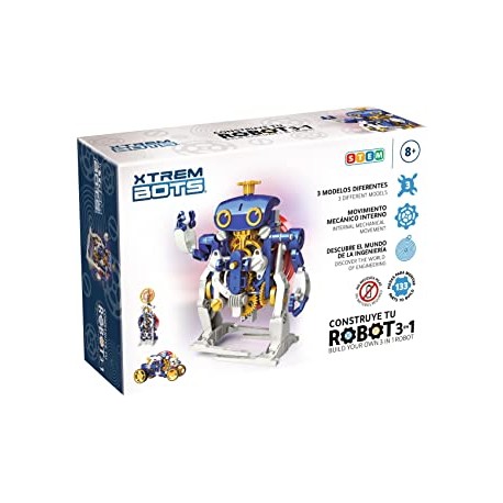 CONSTRUYE TU ROBOT 3 EN 1