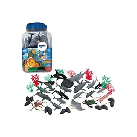 SET DE 40 PIEZAS ANIMALES DEL OCEANO