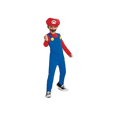 Disfraz Nintendo Super Mario Lujo Talla 3-4 Años