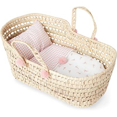 CAPAZO DE PALMA DE FLORES Y VICHY