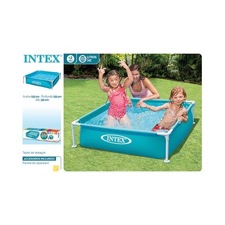 Piscina tubular mini 122x122x30 cm