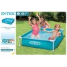 Piscina tubular mini 122x122x30 cm