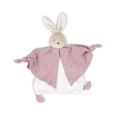 PETIT PAS - DOUDOU ALGODÓN ORGÁNICO CONEJO ROSA