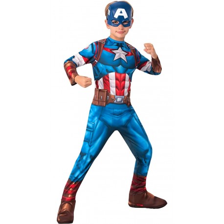 DISFRAZ CAPITAN AMERICA INF 5-6