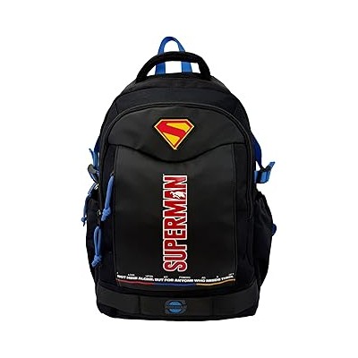 Superman Mochila 43cm Adaptable a Trolley-Black