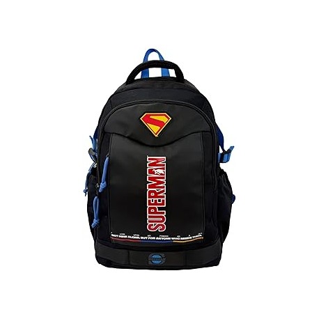 Superman Mochila 43cm Adaptable a Trolley-Black