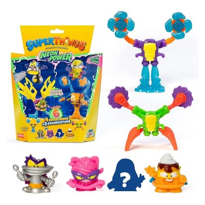 SUPERTHINGS NEON POWER-Pack 6 ( 4 SuperThings & 2