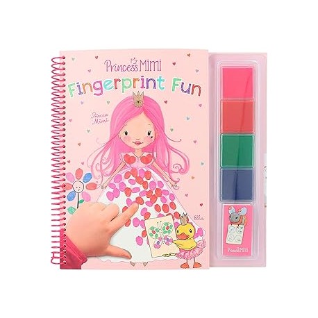 Princess Mimi pinta con los dedos