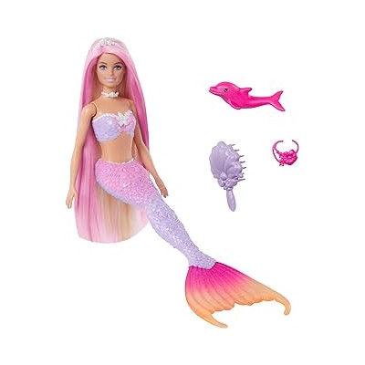 Barbie Un toque de magia Malibú Sirena cambia de c