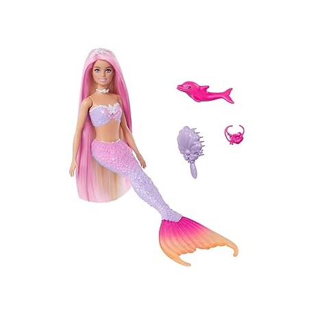 Barbie Un toque de magia Malibú Sirena cambia de c
