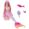 Barbie Un toque de magia Malibú Sirena cambia de c