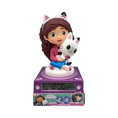 LAMPARA 3D CON DESPERTADOR Y FECHA