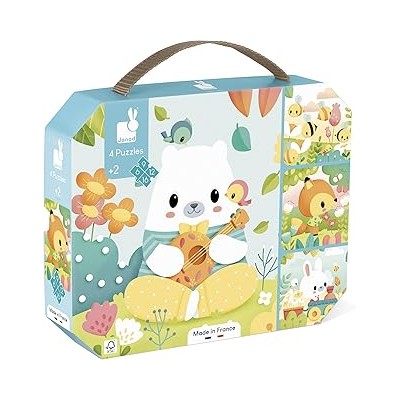 PURE- 4 PUZLES (6, 9, 12, 16 PIEZAS)