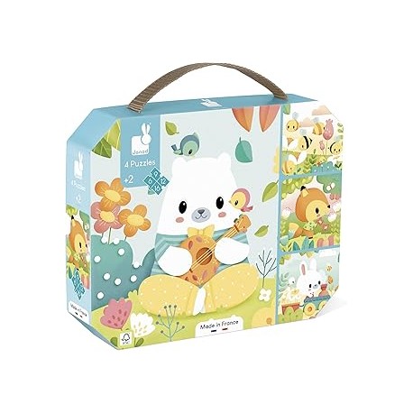 PURE- 4 PUZLES (6, 9, 12, 16 PIEZAS)