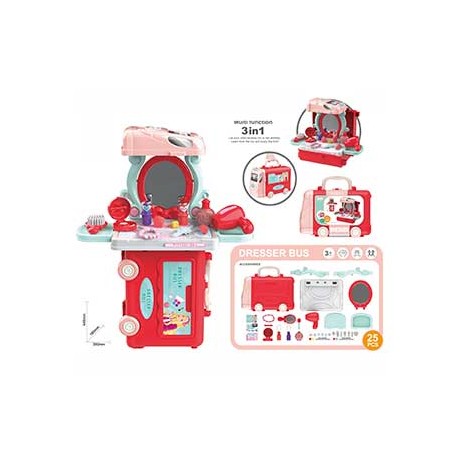 TOCADOR PORTÁTIL BUS 25 PZAS