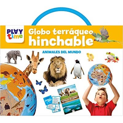 KIT GLOBO TERRÁQUEO HINCHABLE - EL MUNDO DE LOS