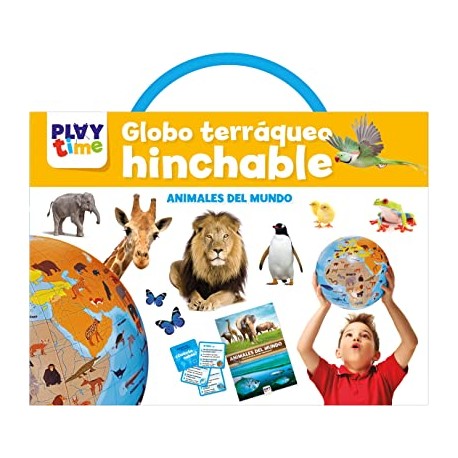 KIT GLOBO TERRÁQUEO HINCHABLE - EL MUNDO DE LOS
