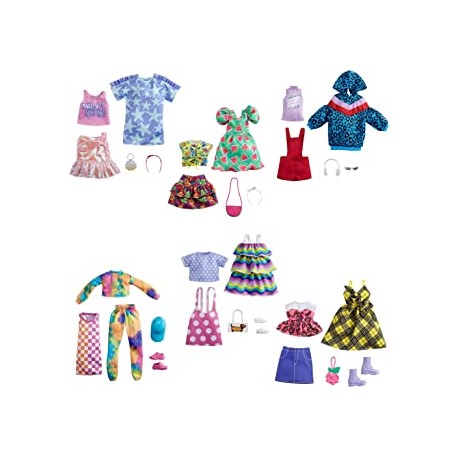 BARBIE PACK 2 LOOKS DE MODA SURTIDOS
