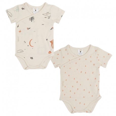 PACK 2 BODIES M/CORTA T0/1M WONDERLAND 515 02