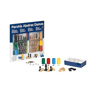 12527914 PARCHIS AJEDREZ DAMAS CON ACC.33 CM.