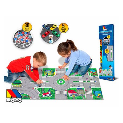 Tapiz foam coches + señales