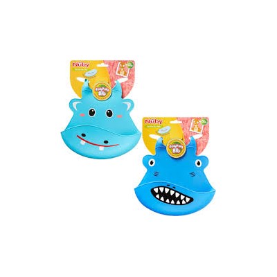 Babero de silicona 3D con diseños de animalitos