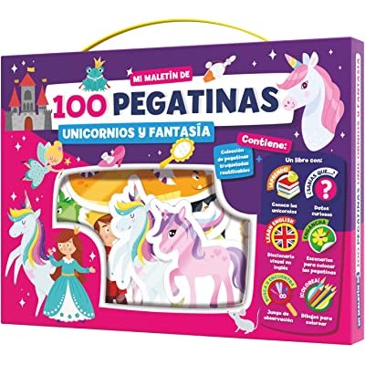 MALETIN 100 PEGATINAS - FANTASIA