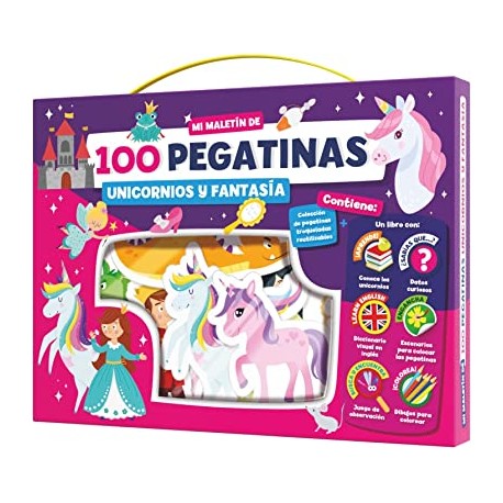 MALETIN 100 PEGATINAS - FANTASIA