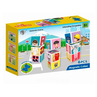 Rompecabezas 6 piezas magnético