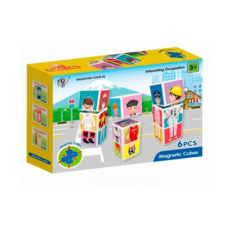 Rompecabezas 6 piezas magnético