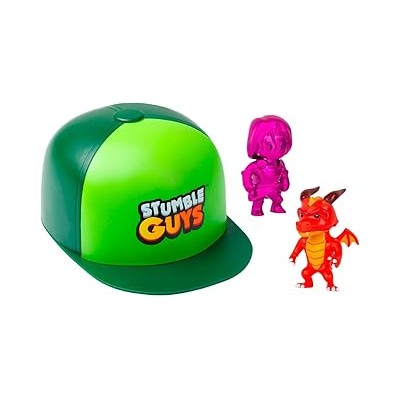 STUMBLE GUYS PACK GORRA CON 2 FIG