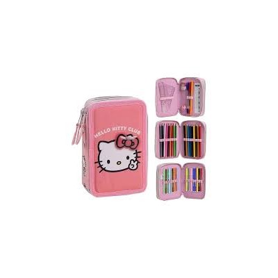 Plumier con accesorios giotto hello kitty