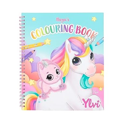 YLVI LIBRO DE COLOREAR CON UNICORNIO