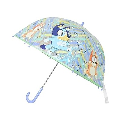 Bluey Paraguas Manual Infantil Transparente Burbuja 48 cm