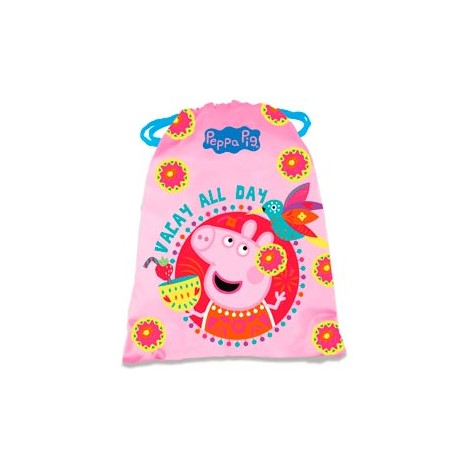 Saco merienda Peppa Vacay all day