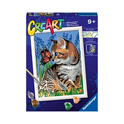 CreArt Serie D Classic - Gatito y mariposa