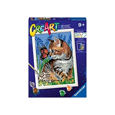 CreArt Serie D Classic - Gatito y mariposa