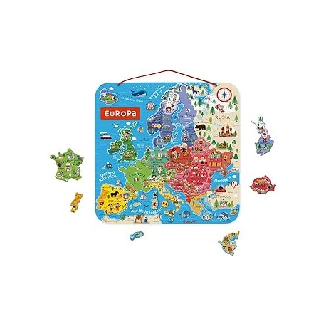 MAPA DE EUROPA MAGNÉTICO VERSIÓN ESPAÑOLA