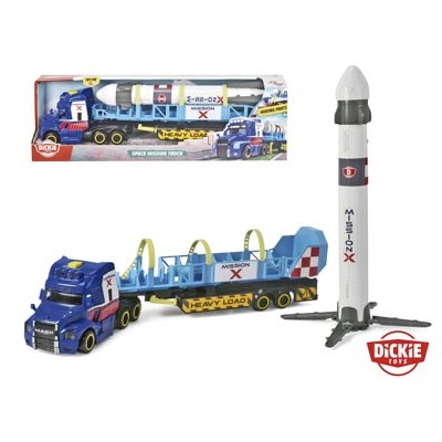 Camión Trailer Misión Espacial con luz y sonido 41