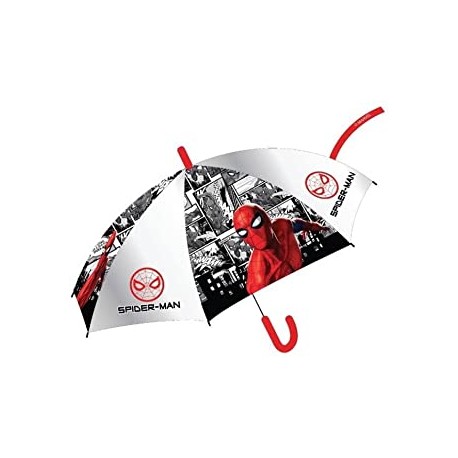 PARAGUAS NIÑO SPIDERMAN TRANSP. 1234