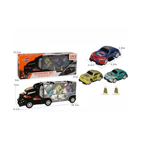 CAMIÓN MALETÍN TRANSPORTADOR C/3 VEHÍCULOS 1:43