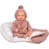 REBORN ARIAS 40 CM ELBA ROSA C/SACO DORMIR