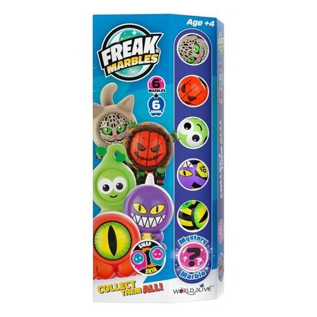 Set Freak Marbles 8 Unds Surt 2 Cada En Totem