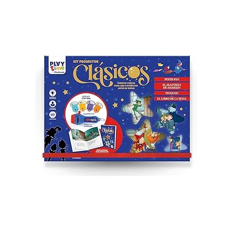 Kit Proyector Cuentos Clásicos 2 - Caja Con Proyec