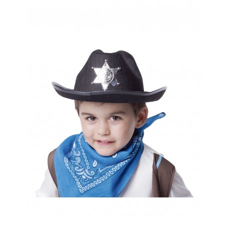 SOMBRERO SHERIFF NEGRO INF