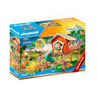 Aventura en la Casa del Árbol con tobogán